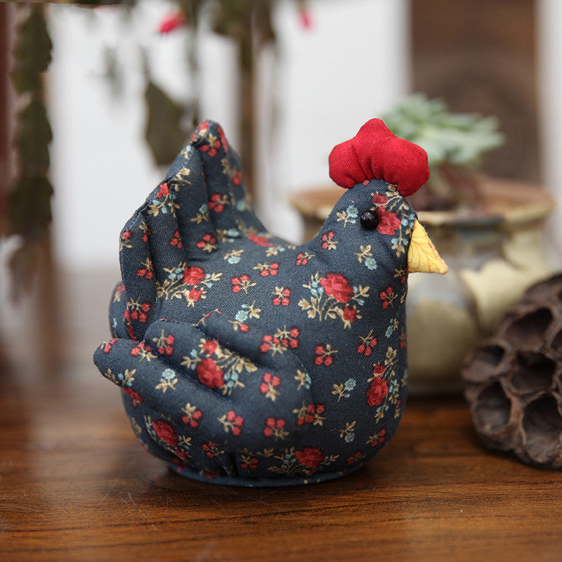 Handmade DIY Fabric Material Pack – Creative Chicken Doll Sewing Kit (Non-Finished)