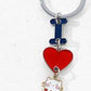 INS Love Dog Pendant, Metal Bag Charm & Keychain Accessory