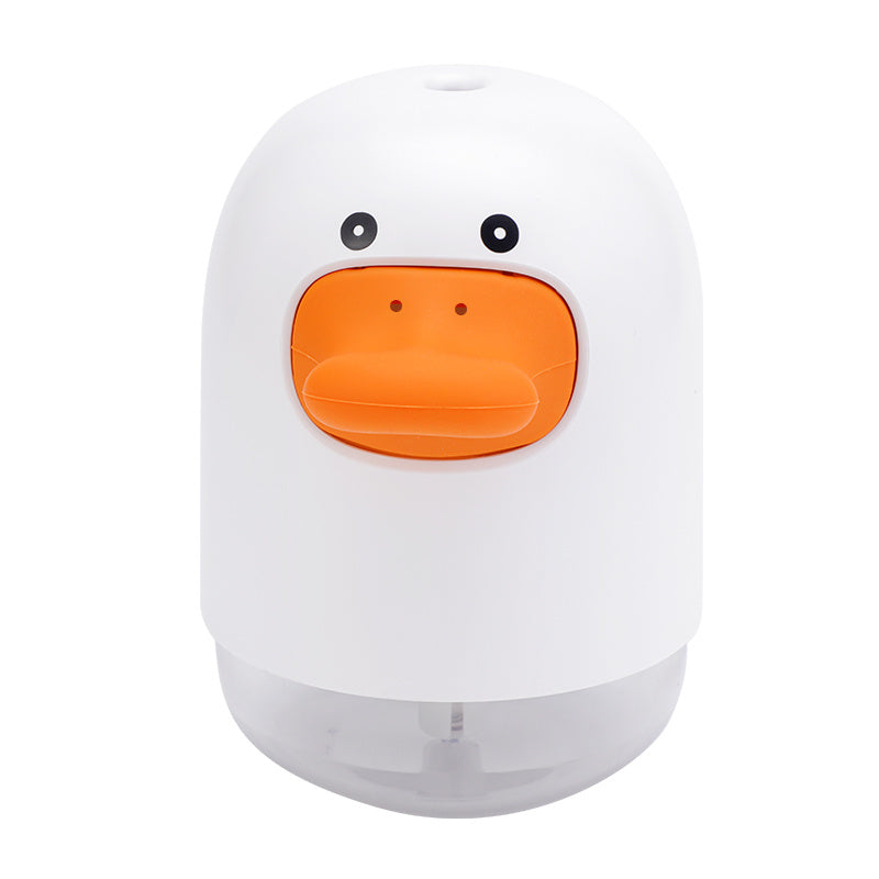Cozy Comfort: Cartoon Cute Duck Humidifier & USB Atmosphere Lamp.