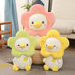Style & Snuggles: Children's Fashion Small Yellow Duck Plush Doll (PP Cotton, Multi-Color).