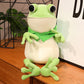 Creative Cloak Frog Doll Pillow – Cute Plush Toy Cushion in Multiple Sizes