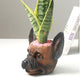 Personalized Resin Dog Flower Pot, Durable Shepherd Dog Planter for Home & Office Decor