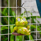 Garden Charm: Cute Swing Frog Resin Outdoor Hanging Pendant Ornament.