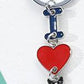 INS Love Dog Pendant, Metal Bag Charm & Keychain Accessory