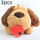 Heartbeat Plush Dog Toy, Interactive Comforting Sleep Companion for Pets (Built-In Heartbeat)
