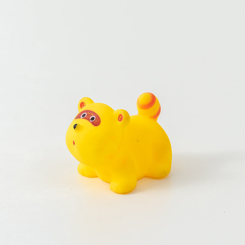 Vinyl Rubber Yellow Duck & Animal Water Toy – Soft Floating Bath Toy Collection