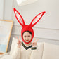 Bunny Ears Hat, Plush Headgear & Cute Photo Prop