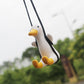 Scented Swing: Cute Cartoon Duck Car Diffuser Pendant Auto Rearview Mirror Ornament.