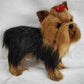 Simulation Animal Dog Plush Ornament, Realistic Artificial Fur Decorative Toy