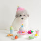 Cute Birthday Cake Hat for Pets, Plush Creative Dog & Cat Hat with Chew-Friendly Design