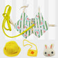 Pet Bunny Clothes, Lop-Eared Rabbit Cotton Outfit for Small Pets