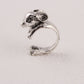 Simple Retro Bunny Ring, Adjustable Alloy Rabbit Ring for Women