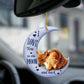 Sleeping Angel Dog Car Pendant, Acrylic Hanging Ornament for Cars, Doors & Home Decoration
