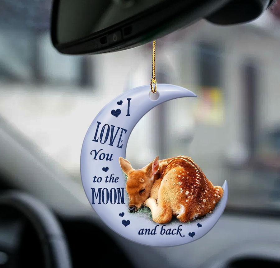 Sleeping Angel Dog Car Pendant, Acrylic Hanging Ornament for Cars, Doors & Home Decoration