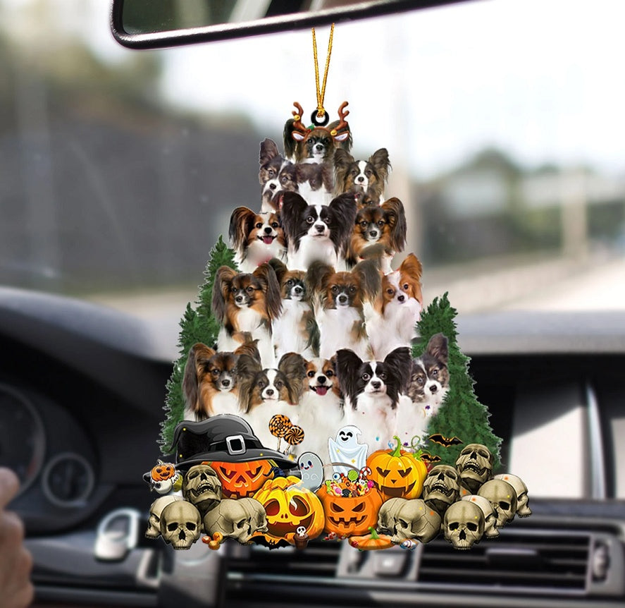 Sleeping Angel Dog Car Pendant, Cute Acrylic Hanging Ornament for Cars, Doors & Home Decor