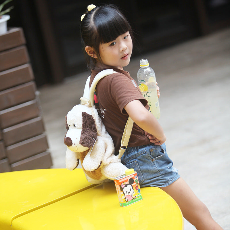 Toddler Favorite: Cute Cartoon Puppy Dog Doll Backpack ($\mathbf{40\times 20\text{cm}}$) for Kindergarten.
