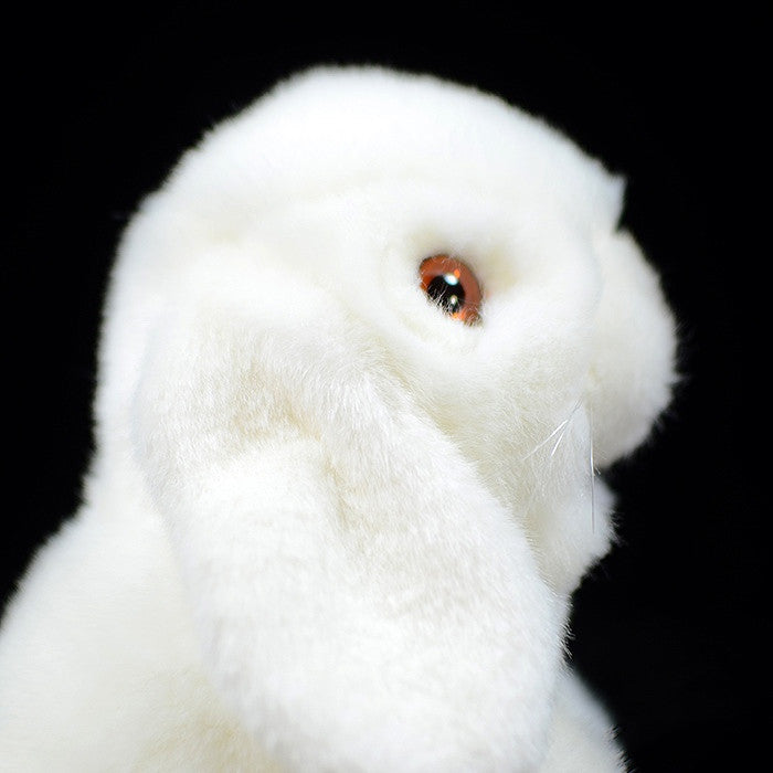 Love Lop-Eared Rabbit Doll, Soft White Bunny Plush Toy (19cm)