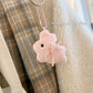 Fashion Cartoon Plush Bunny Doll, Cute Hand-Woven Pendant Ornament