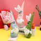 Easter Pointed Hat Bunny Doll, Cute Cloth Ornament for Home Decoration