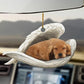 Sleeping Dog Angel Car Pendant, Acrylic Hanging Ornament for Cars, Doors & Home Decor