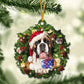 Sleeping Angel Dog Car Pendant, Cute Acrylic Hanging Ornament for Cars, Doors & Home Decoration