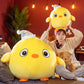 Dreamy Comfort: Soft Little Yellow Chicken Sleeping Pillow Doll (Down Cotton, Super Soft Plush).