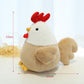 Plush Stuffed Chicken Doll – Cute Soft Ragdoll Style