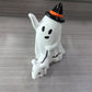 Halloween Little Ghost Dog Ornament, Modern Resin Walking Dog Decoration