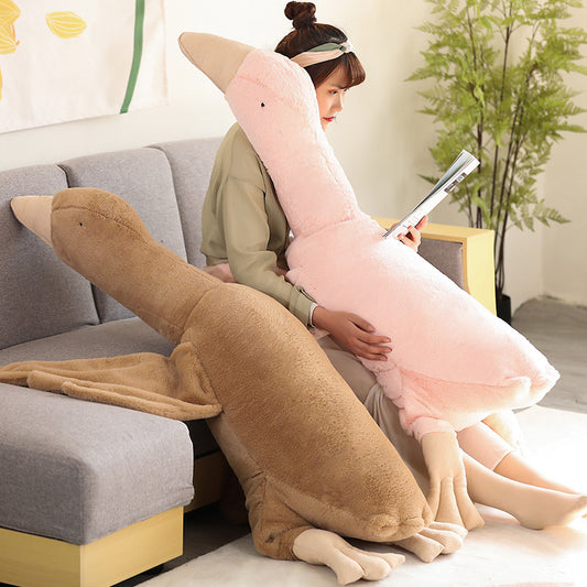 Giant Comfort: Cute Big Goose/Duck Plush Doll Pillow (Fashion & Simple Style).