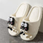 Summer Fun: New Cartoon Frog EVA Non-slip Slippers for Indoor and Bathing (Couple Slippers).