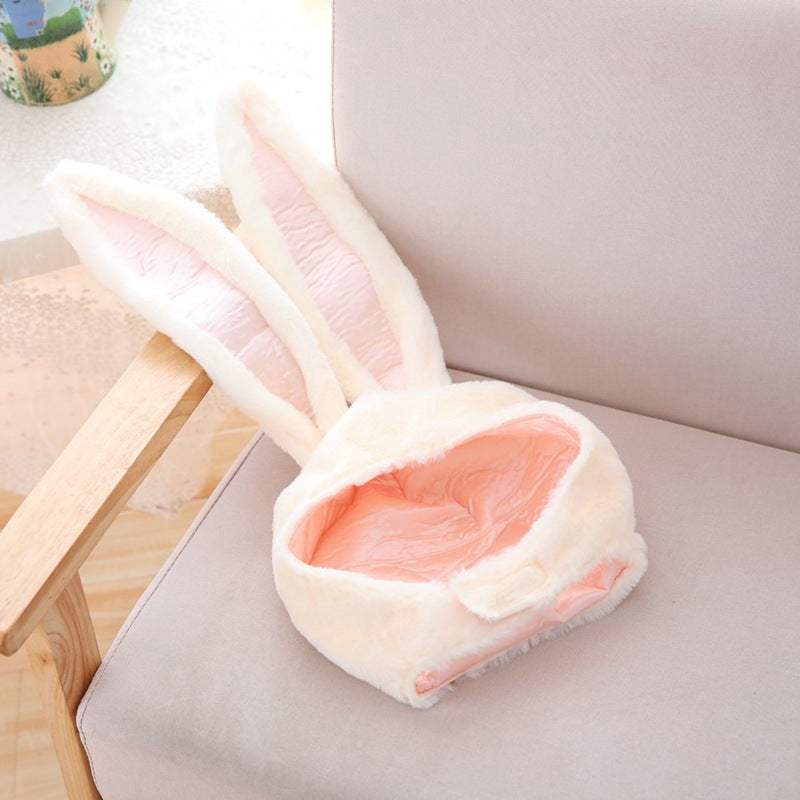 Bunny Ears Hat, Plush Headgear & Cute Photo Prop