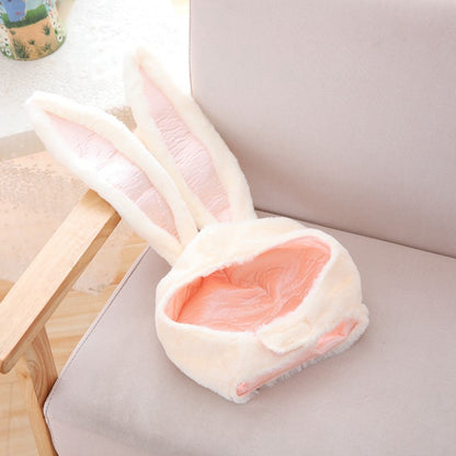 Bunny Ears Hat, Plush Headgear & Cute Photo Prop