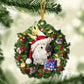 Sleeping Angel Dog Car Pendant, Cute Acrylic Hanging Ornament for Cars, Doors & Home Decoration