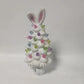 Easter Bunny Ceramic Tree Decorations, Glowing Spring Bunny Ornaments