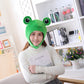 Showstopper Prop: New Big Ears Frog Headgear Hat for Performance and Photos.