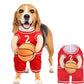 Pet Costumes, Dog Basketball Player Costume for Halloween, Sports Cosplay & Funny Dress-Up