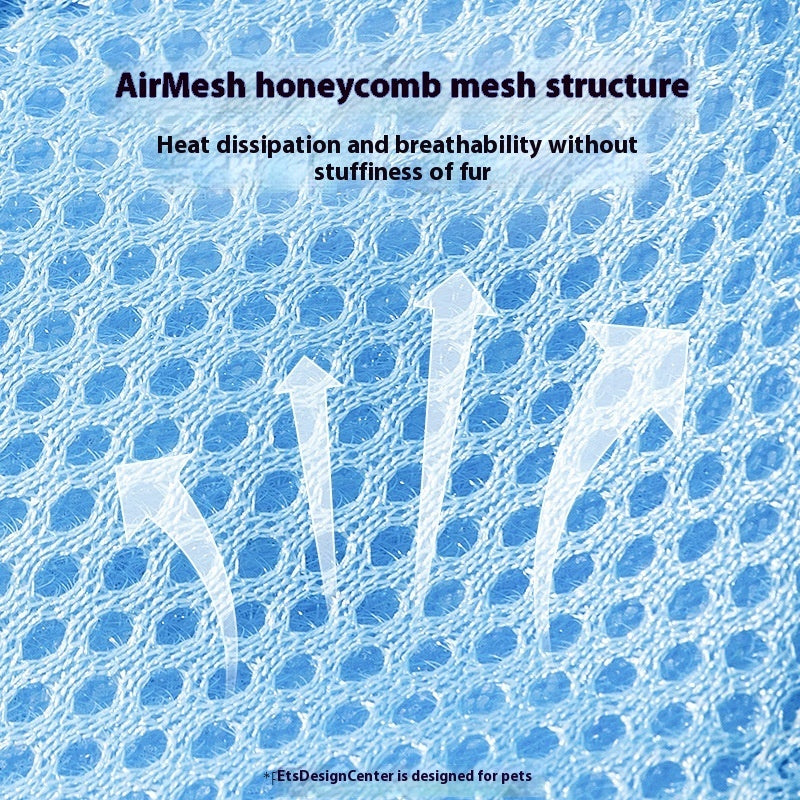 Pet Sunshade Hat & Harness Set, Outdoor Anti-Strangulation Chest Strap with Hand-Holding Leash for Dogs & Cats