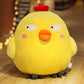 Cute Funny Expression Little Yellow Chicken Doll – Cartoon Plush Cushion & Pillow
