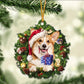 Sleeping Dog Angel Car Pendant, Acrylic Hanging Ornament for Cars, Doors & Home Decor