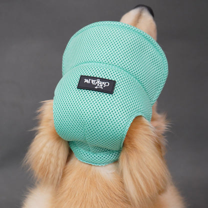 Breathable Ear-Exposure Summer Hat for Dogs, Shading Cap for Golden Retrievers & Pets