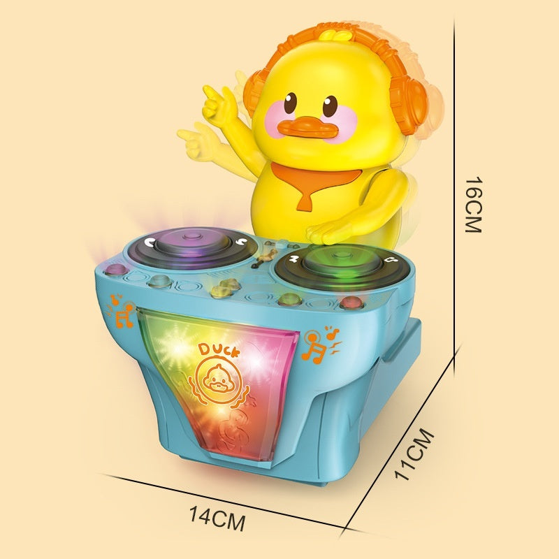 Dance Party Starter: Children's Electric Universal DJ Duck Toy (Plastic).