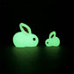 Luminous Bunny Ornament, Cute Animal Resin Cartoon Decor (Pastoral Style)