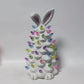 Easter Bunny Ceramic Tree Decorations, Glowing Spring Bunny Ornaments