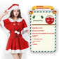 Christmas Bunny Cosplay Uniform, Gold Velvet Women’s Costume Set (Free Size)