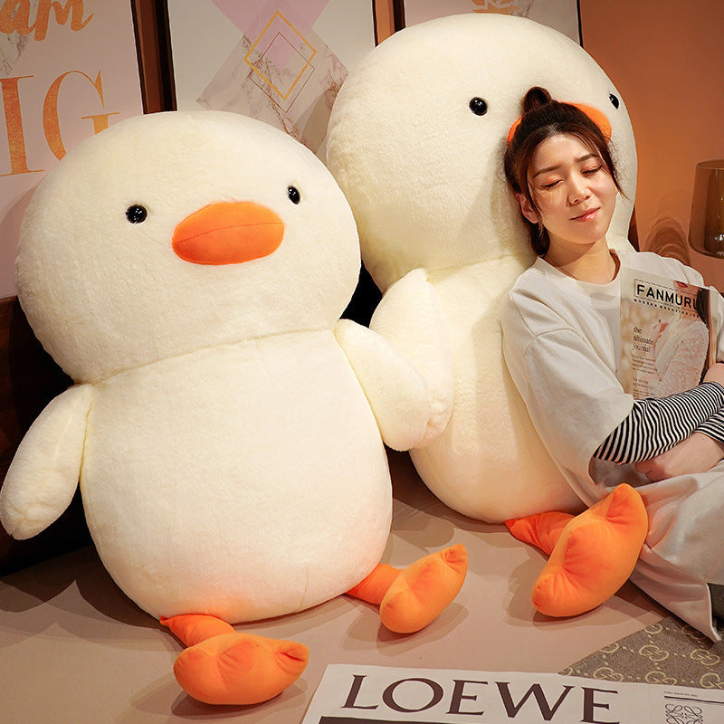 Cute Duck Plush Pillow – Soft Hugging Duck Doll in Multiple Sizes