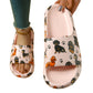 Women’s Sausage Dog Thick-Soled Home Slippers, Cute Cartoon EVA Flip-Flops