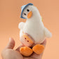 Creative Waibo Duck Plush Keychain – Cute Tilt-Head Duck Pendant (Yellow & White)