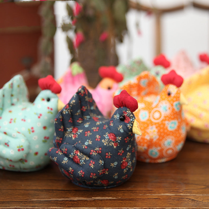 Handmade DIY Fabric Material Pack – Creative Chicken Doll Sewing Kit (Non-Finished)