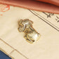 Pure Brass Zodiac Dog Desk Ornament, Lost-Wax Cast Tea Pet & Office Decoration