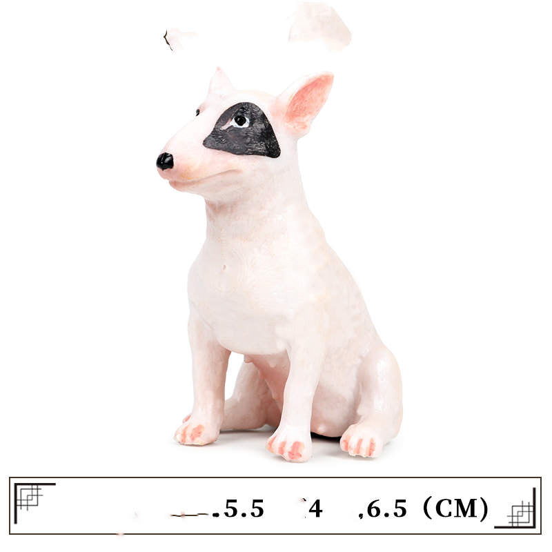 Realistic Plastic Dog Model Toy, Large Cognitive Animal Figures for Kids & Collectors